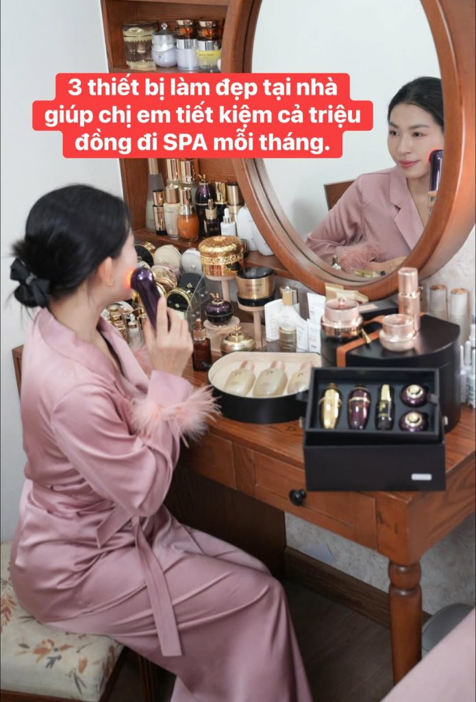 Máy chăm da spa tại nhà