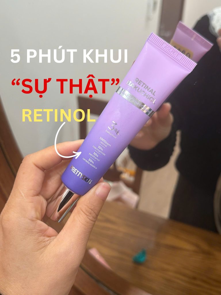 Retinol có mỏng da không?